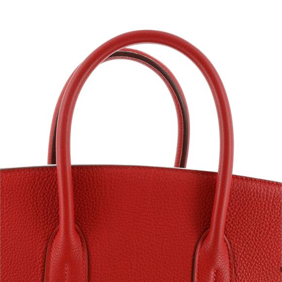 Hermes Birkin Handbag Rouge Vif Togo #78163H12B - Picture 9 of 13